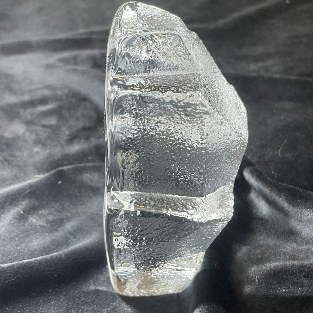 Vtg Fish Paperweight glass Signed and Numbered